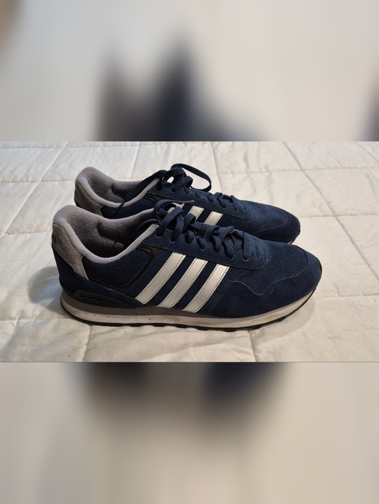 adidas Other - adidas Navy and White Classic Runner Sneakers